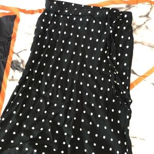 Gap polka dot midi skirt